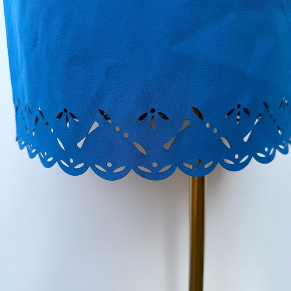 J.Crew Laser Cut Scallops Shift Dress Size 2 - Picture 8 of 10